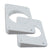 TACO Wedge Plates f/Grand Slam Outriggers - White OutdoorUp