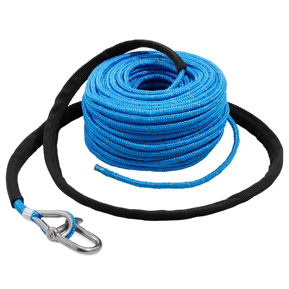 TRAC Outdoors Anchor Rope - 3/16" x 100 w/SS Shackle OutdoorUp
