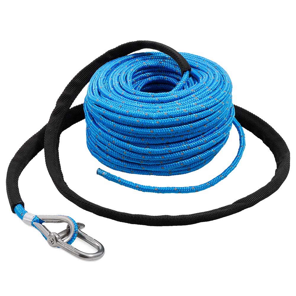 TRAC Outdoors Anchor Rope - 3/16" x 100 w/SS Shackle OutdoorUp