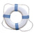 Taylor Made Decorative Ring Buoy - 20" - White/Blue - Not USCG Approved OutdoorUp