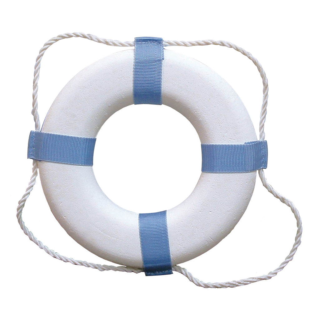 Taylor Made Decorative Ring Buoy - 25" - White/Blue - Not USCG Approved OutdoorUp