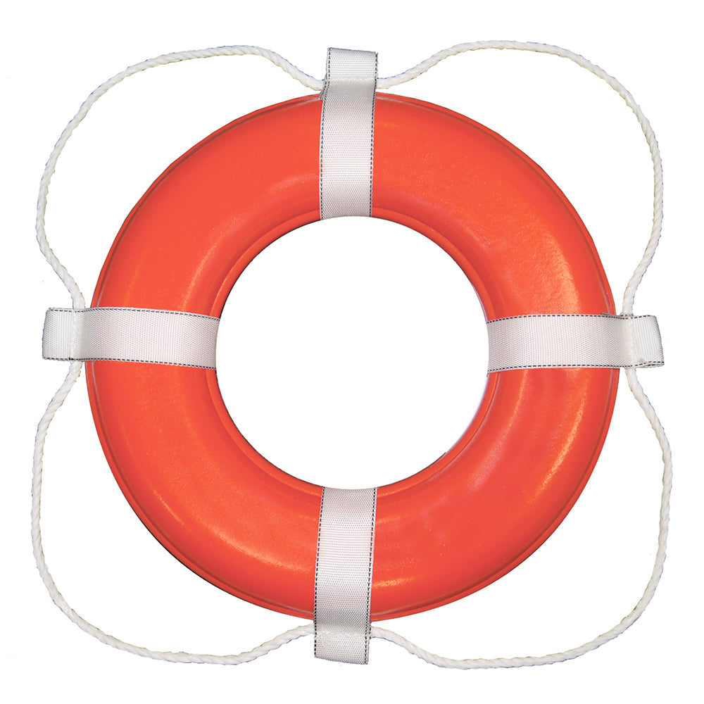 Taylor Made Foam Ring Buoy - 20" - Orange w/White Grab Line OutdoorUp