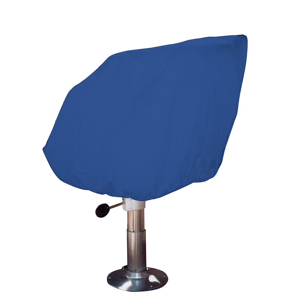 Taylor Made Helm/Bucket/Fixed Back Boat Seat Cover - Rip/Stop Polyester Navy OutdoorUp