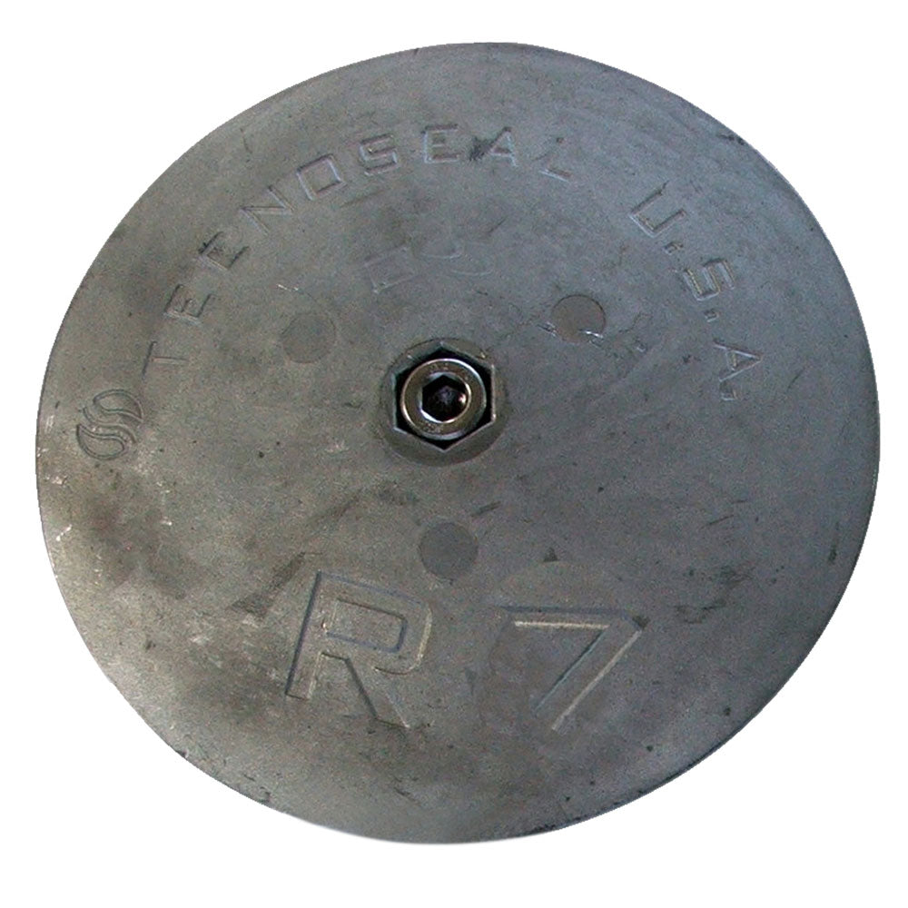 Tecnoseal R7 Rudder Anode - Zinc - 6-1/2" Diameter OutdoorUp