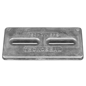 Tecnoseal Rectangular Zinc Plate Anode w/Inserts - 12" x 6" x 1" OutdoorUp