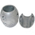 Tecnoseal X12 Shaft Anode - Zinc - 2-3/4" Shaft Diameter OutdoorUp