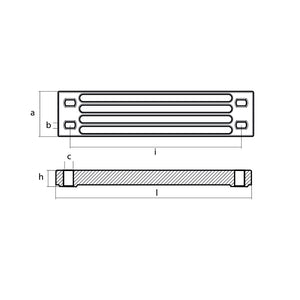 Tecnoseal Zinc Yamaha Bar Anode f/Engine Bracket OutdoorUp