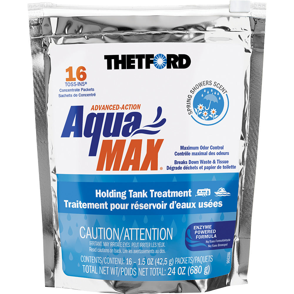 Thetford AquaMax Holding Tank Treatment - 16 Toss-Ins - Spring Shower Scent OutdoorUp