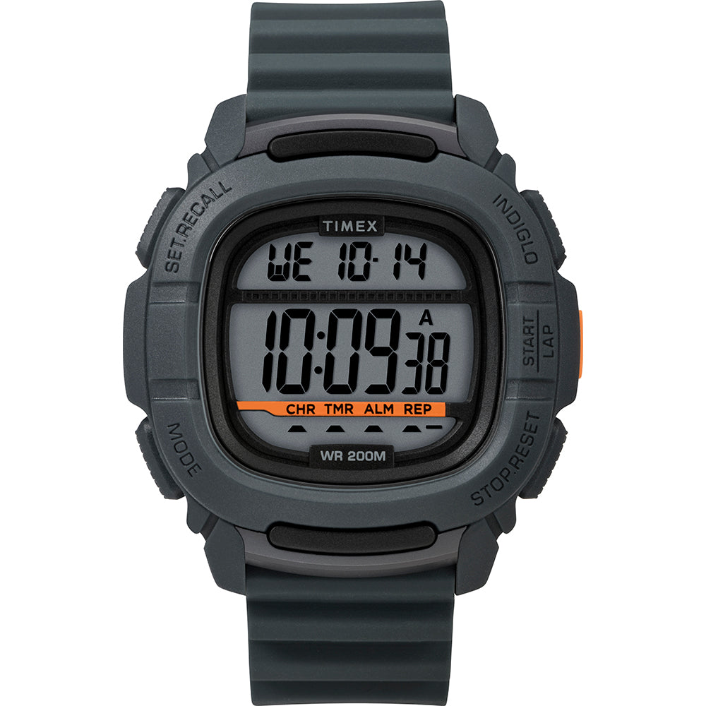 Timex DGTL BST.47 Boost Shock Watch - Grey/Orange OutdoorUp
