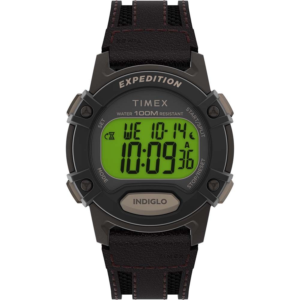 Timex Expedition Cat 5 - Brown Resin Case - Brown/Black Band OutdoorUp