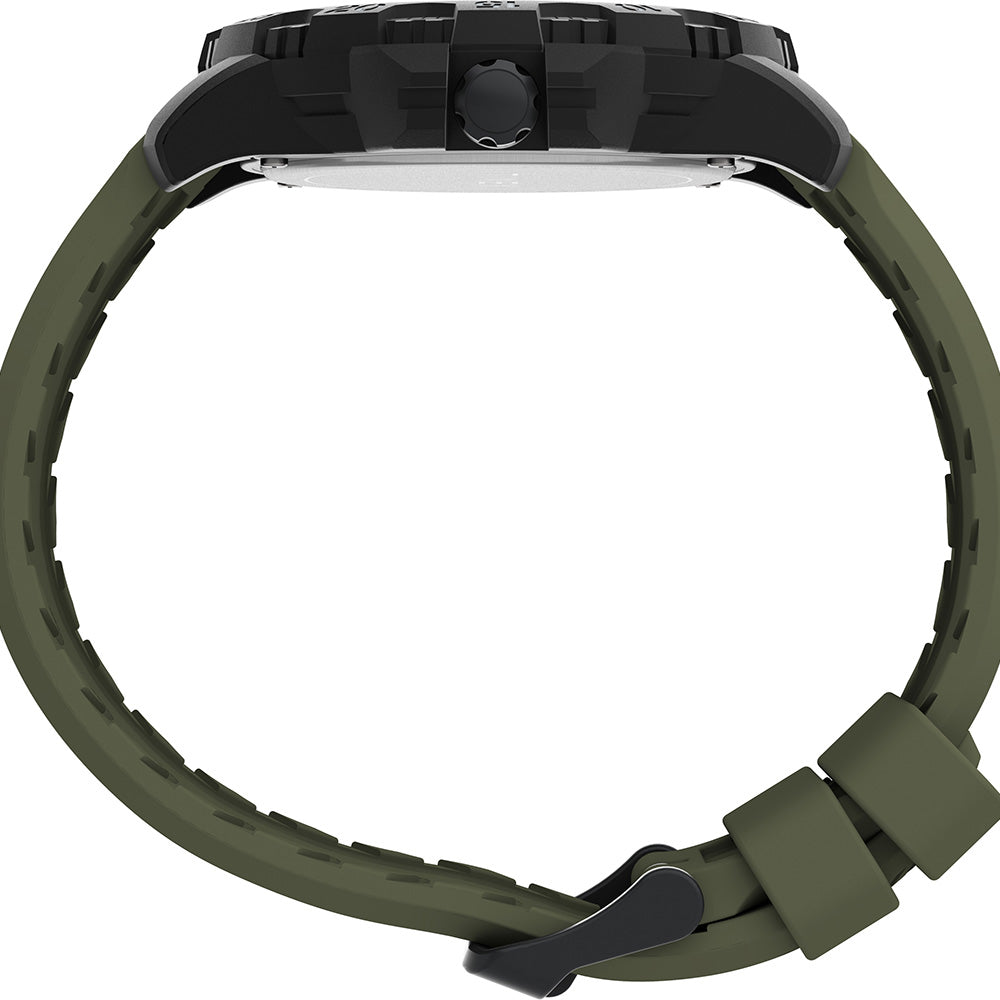 Timex Expedition Gallatin - Green Dial  Green Silicone Strap OutdoorUp