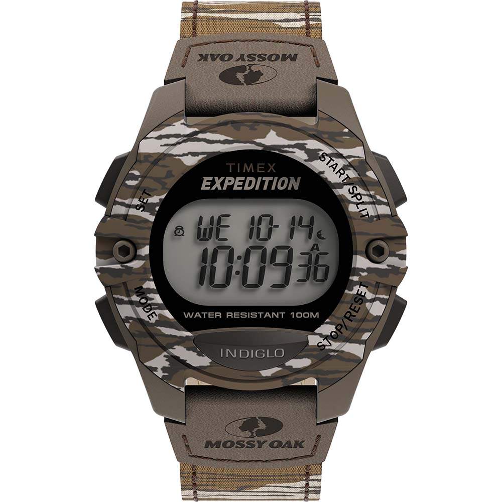 Timex Expedition Mens Classic Digital Chrono Full-Size Watch - Mossy Oak OutdoorUp