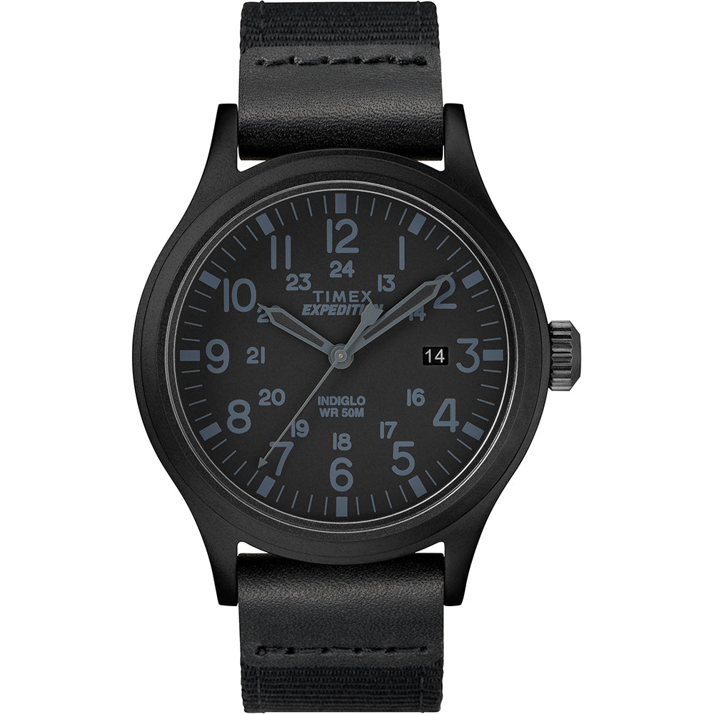 Timex Expedition Scout 40mm - Black - Fabric Strap Watch OutdoorUp