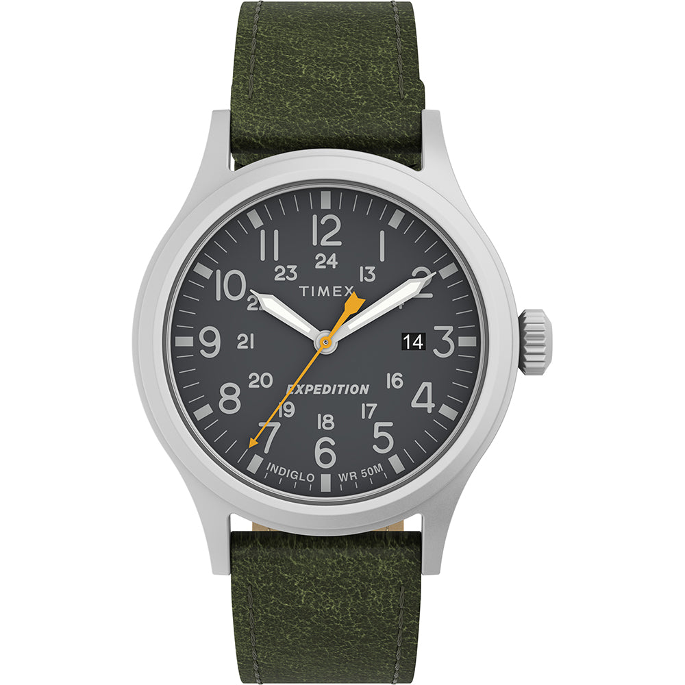 Timex Expedition Scout - Black Dial - Green Strap OutdoorUp