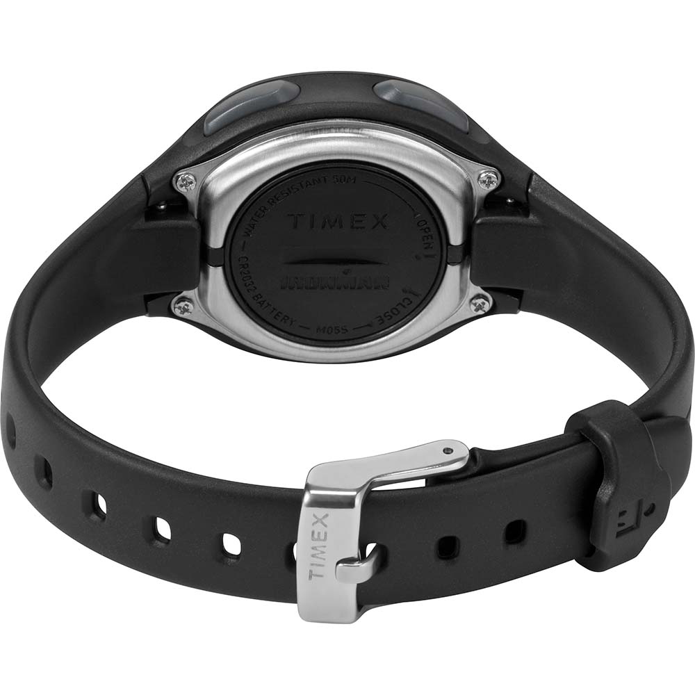 Timex IRONMAN Transit+ 33mm Resin Strap Activity  Heart Rate Watch - Black/Silver Tone OutdoorUp