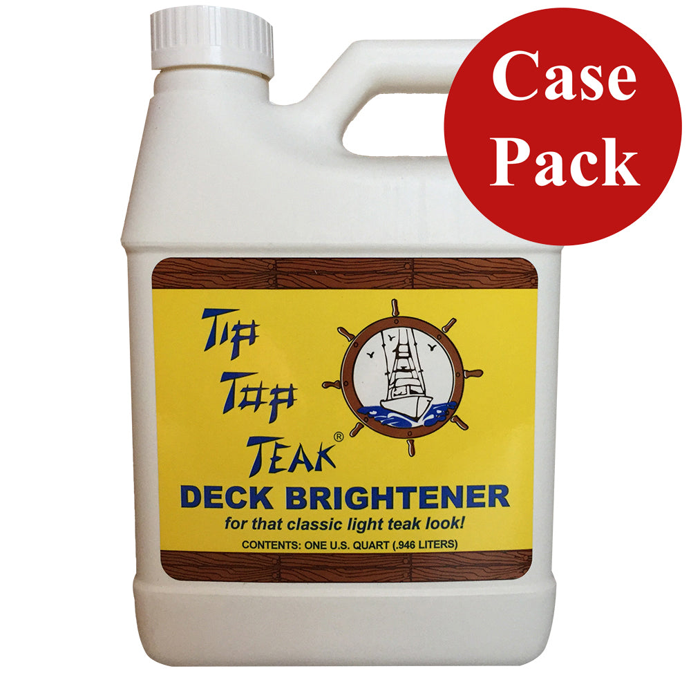 Tip Top Teak Tip Top Teak Deck Brightener - Quart - *Case of 12* OutdoorUp