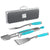 Toadfish Ultimate Grill Set + Case - Tongs, Spatula  Fork OutdoorUp