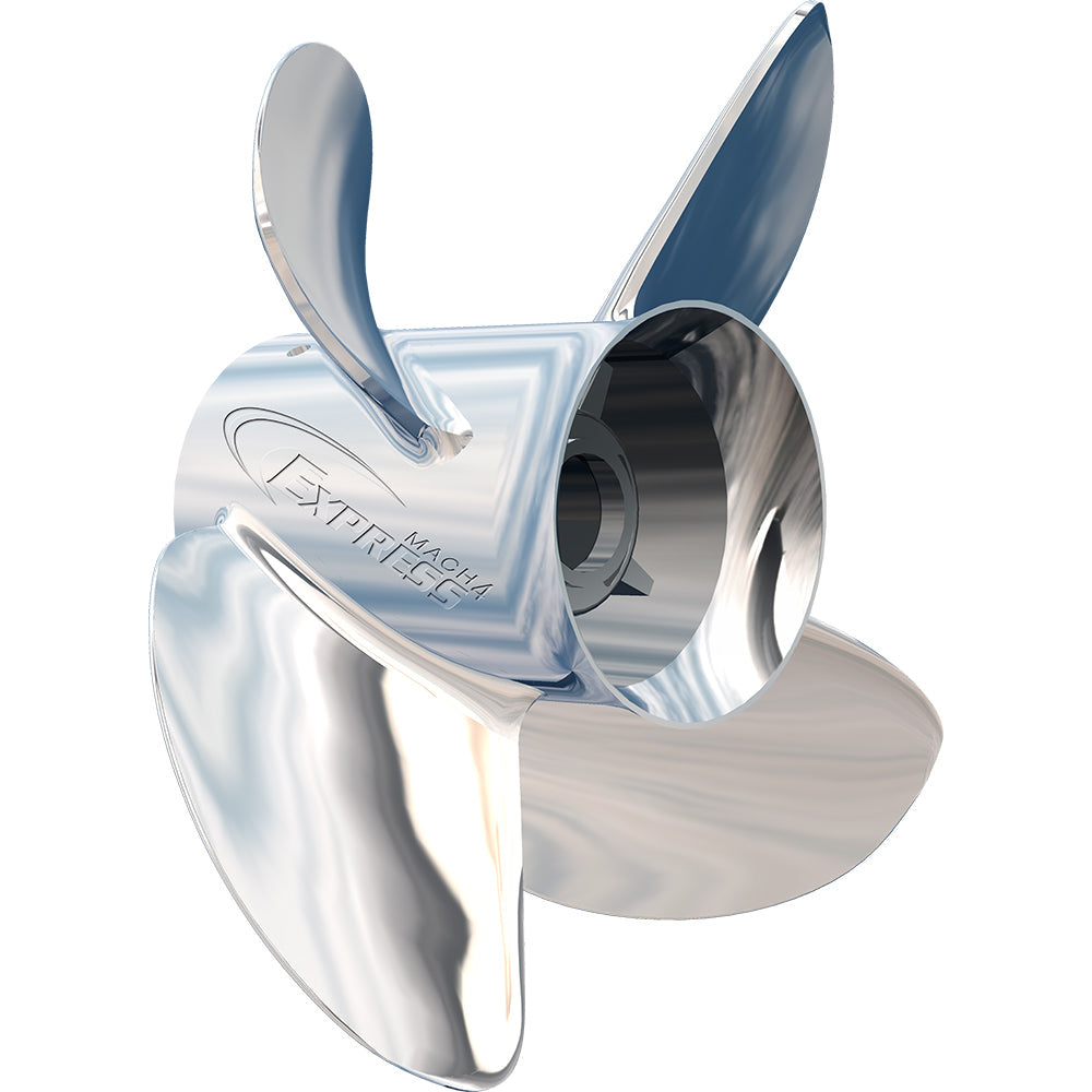 Turning Point Express Mach4 - Right Hand - Stainless Steel Propeller - EX-1417-4 - 4-Blade - 14.5" x 17 Pitch OutdoorUp