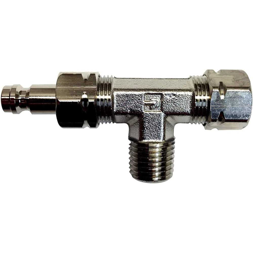 Uflex Tee Fitting w/Bleed Nipple f/IB  Stern Drive Cylinders OutdoorUp