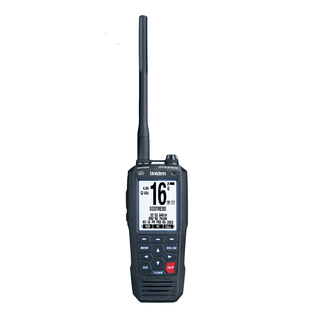 Uniden MHS338BT VHF Marine Radio w/GPS  Bluetooth OutdoorUp