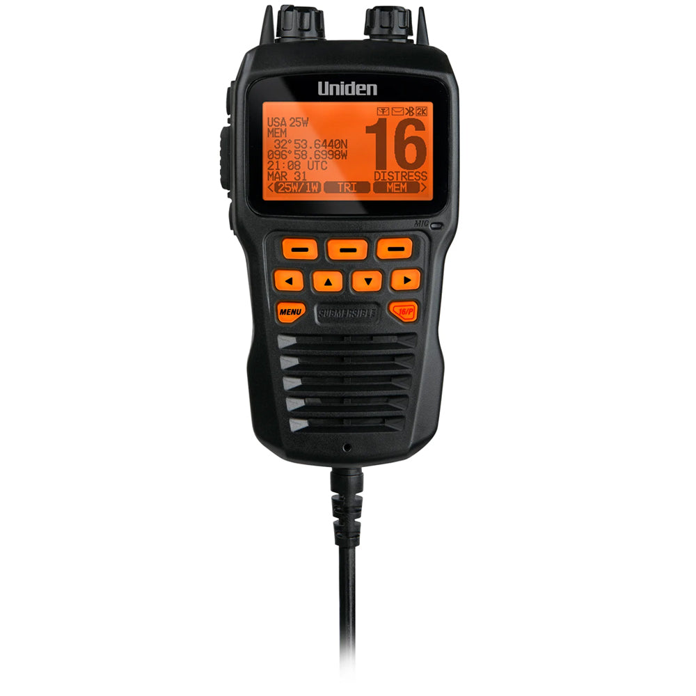 Uniden Remote Mic f/UM725 VHF Radios - Black OutdoorUp