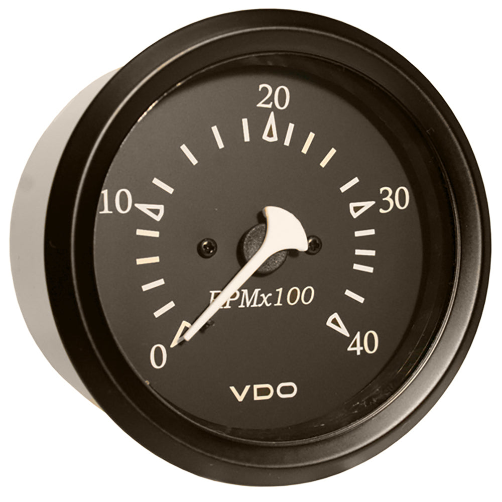 VDO Cockpit Marine 85mm (3-3/8") Diesel Tachometer - Black Dial/Bezel OutdoorUp