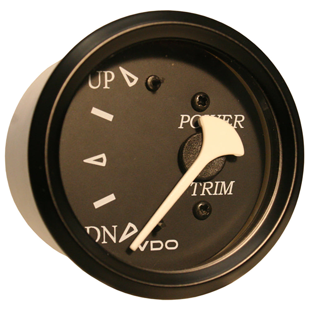 VDO Cockpit Marine Trim Gauge - f/Evinrude and Johnson Engines - Black Dial/Bezel OutdoorUp