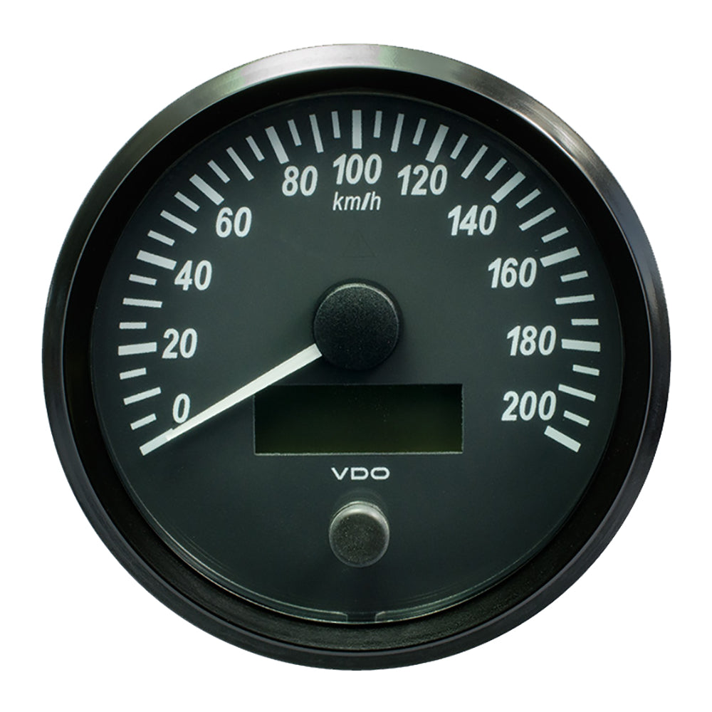 VDO SingleViu 100mm (4") Speedometer - 200 KM/H OutdoorUp