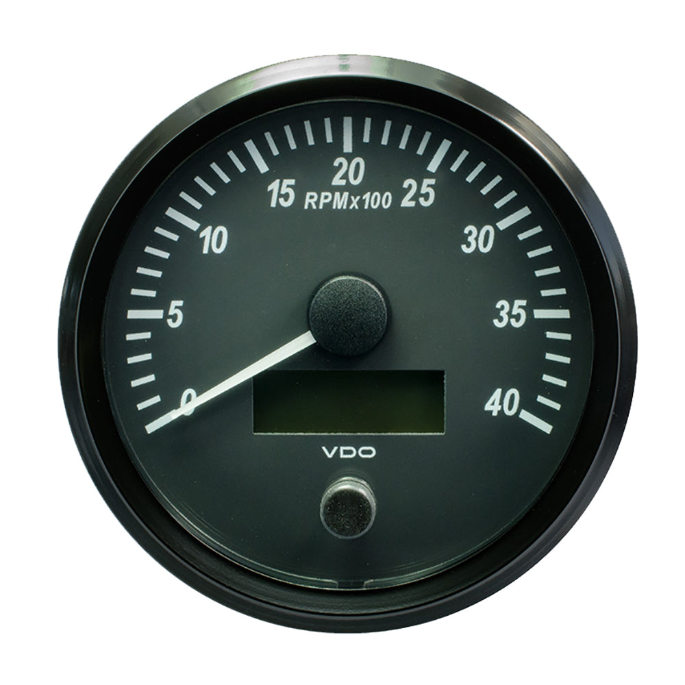 VDO SingleViu 100mm (4") Tachometer - 4000 RPM OutdoorUp