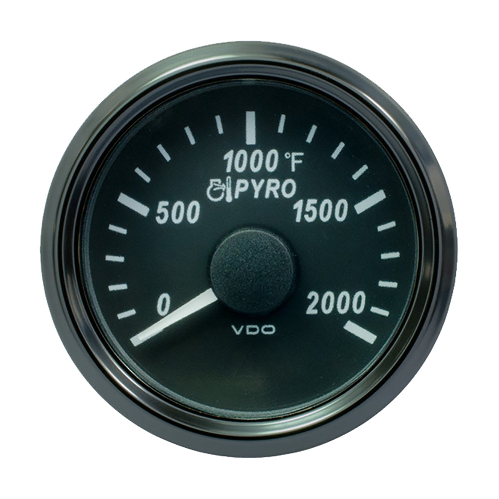 VDO SingleViu 52mm (2-1/16") Exhaust Gas Temp. Gauge - 2000F OutdoorUp