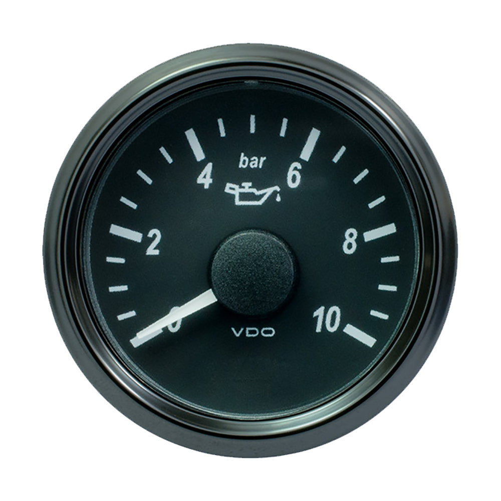 VDO SingleViu 52mm (2-1/16") Oil Pressure Gauge - 10 Bar - 0-4.5V OutdoorUp