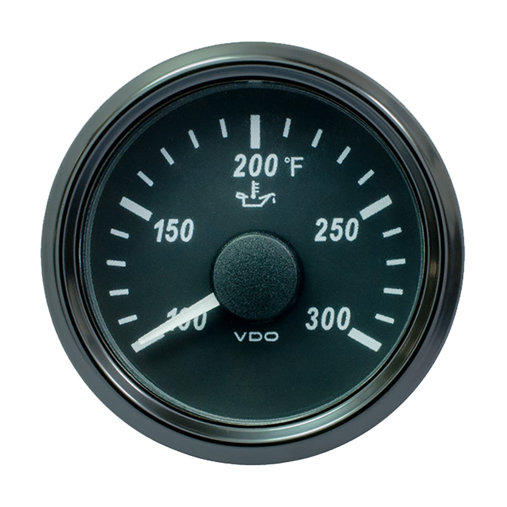 VDO SingleViu 52mm (2-1/16") Oil Temp. Gauge - 300 F - 322-18 Ohm OutdoorUp