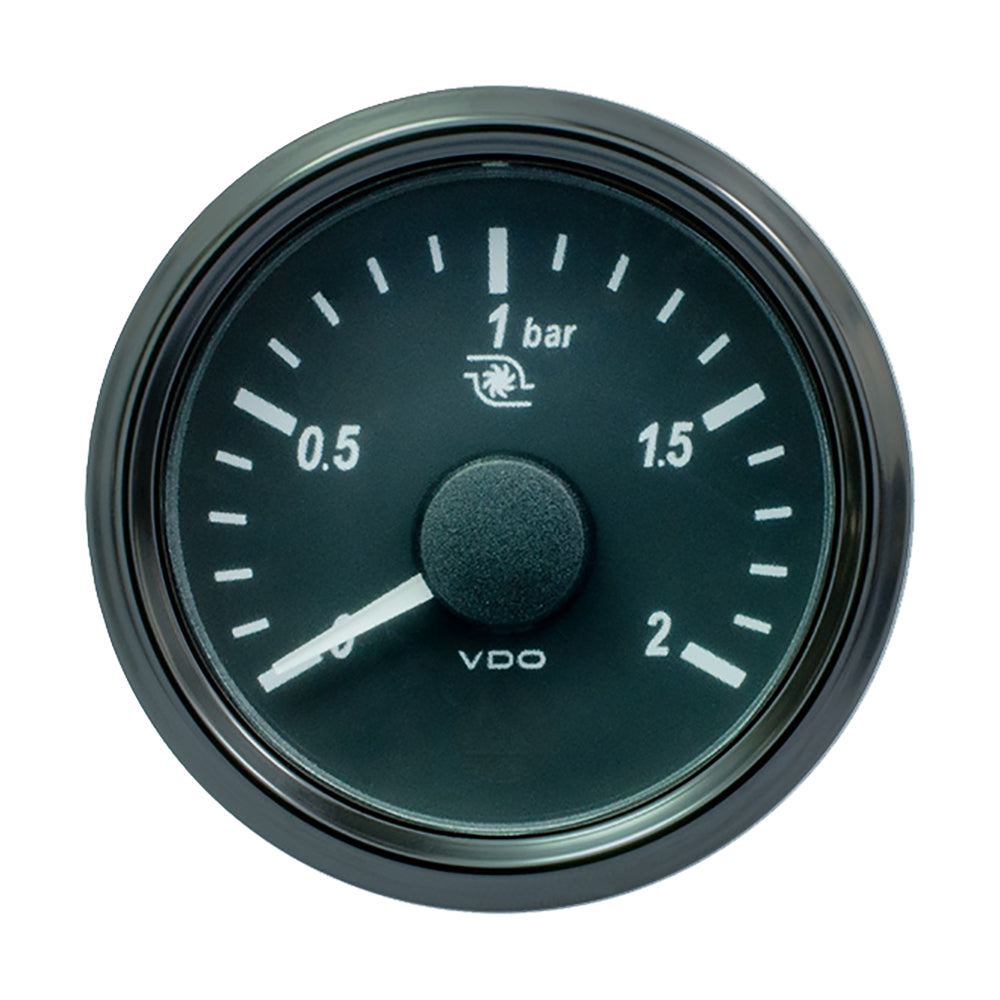 VDO SingleViu 52mm (2-1/16") Turbo Pressure Gauge - 60 PSI - 0-180 Ohm OutdoorUp