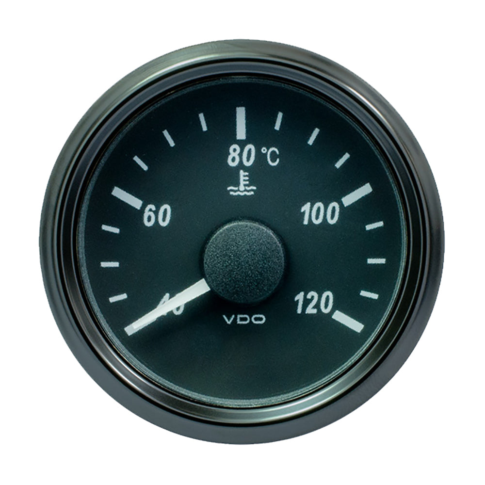 VDO SingleViu 52mm (2-1/16") Water Temp. Gauge - 120 C - 291-22 ohm OutdoorUp
