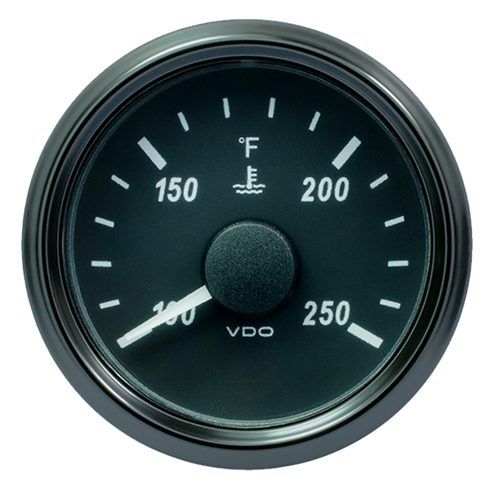 VDO SingleViu 52mm (2-1/16") Water Temp. Gauge - 250 F - 291-22 OHM OutdoorUp