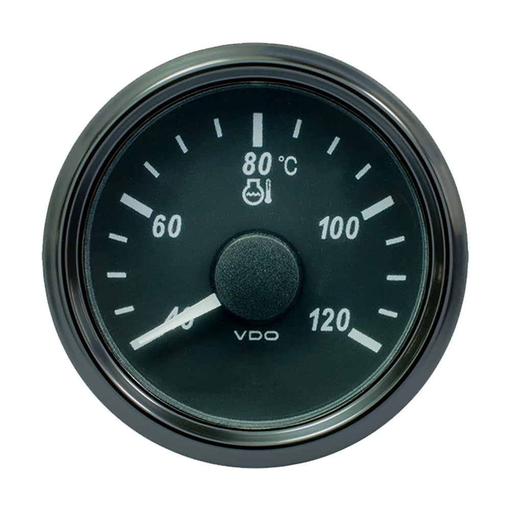 VDO SingleViu 52mm (2-1/16") Water Temp. Gauge - Euro - 120 C - 291-22 ohm OutdoorUp