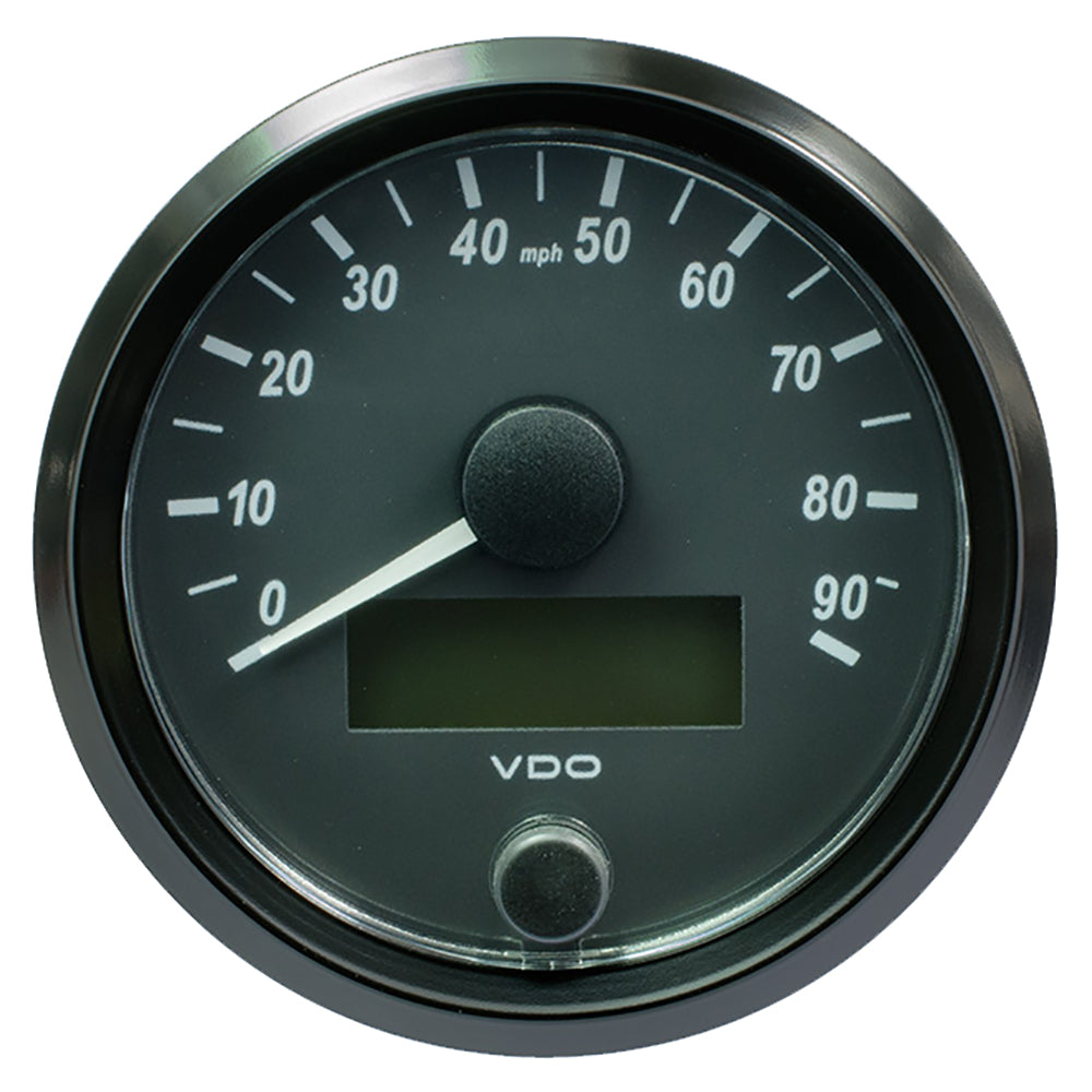 VDO SingleViu 80mm (3-1/8") Speedometer - 90MPH OutdoorUp