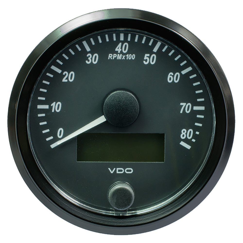 VDO SingleViu 80mm (3-1/8") Tachometer - 8000 RPM OutdoorUp