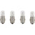 VDO Type A - White Metal Base Bulb - 12V - 4-Pack OutdoorUp