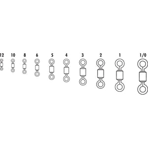 VMC SSRS Stainless Steel Rolling Swivel #1VP - 410lb Test *50-Pack OutdoorUp