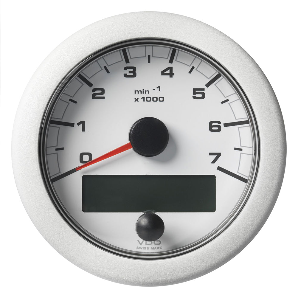 Veratron 3-3/8" (85MM) OceanLink NMEA 2000 Tachometer - 7000 RPM - White Dial  Bezel OutdoorUp