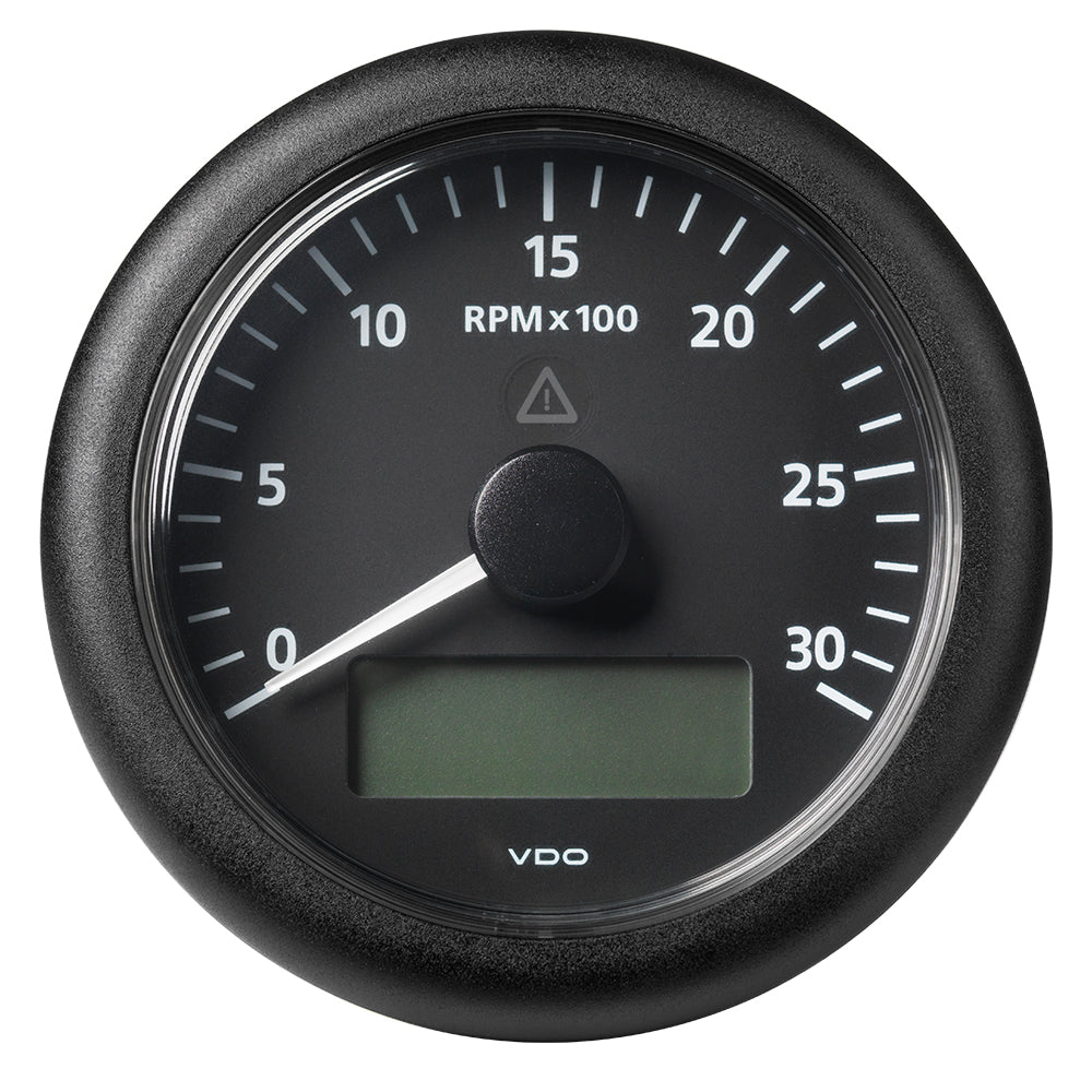 Veratron 3-3/8" (85MM) ViewLine Tachometer w/Multi-Function Display - 0 to 3000 RPM - Black Dial  Bezel OutdoorUp