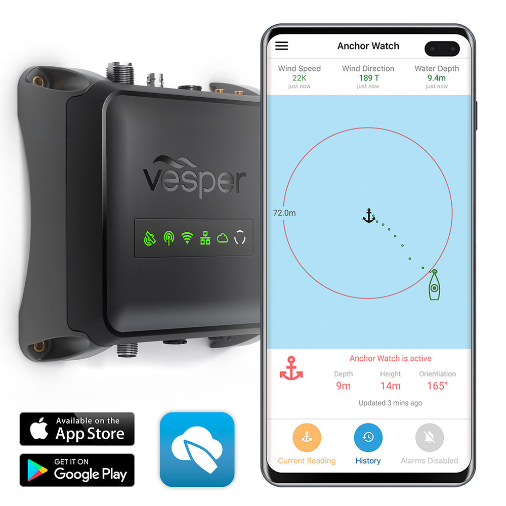 Vesper Cortex M1 Full Class B SOTDMA SmartAIS Transponder w/Remote Vessel Monitoring OutdoorUp