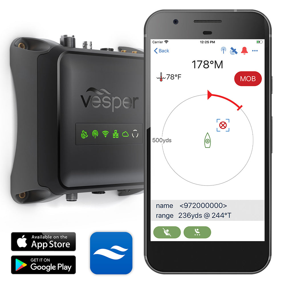 Vesper Cortex M1 Full Class B SOTDMA SmartAIS Transponder w/Remote Vessel Monitoring OutdoorUp