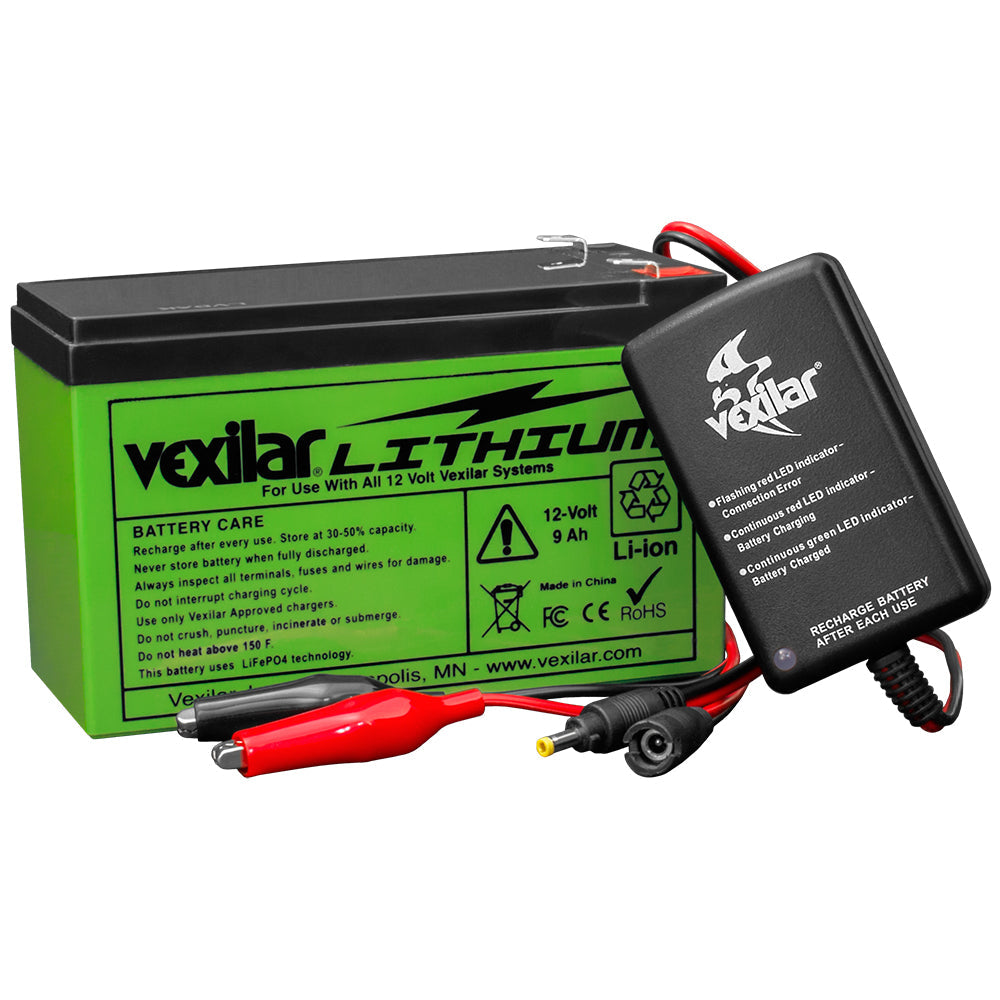 Vexilar 12V Lithium Ion Battery  Charger OutdoorUp