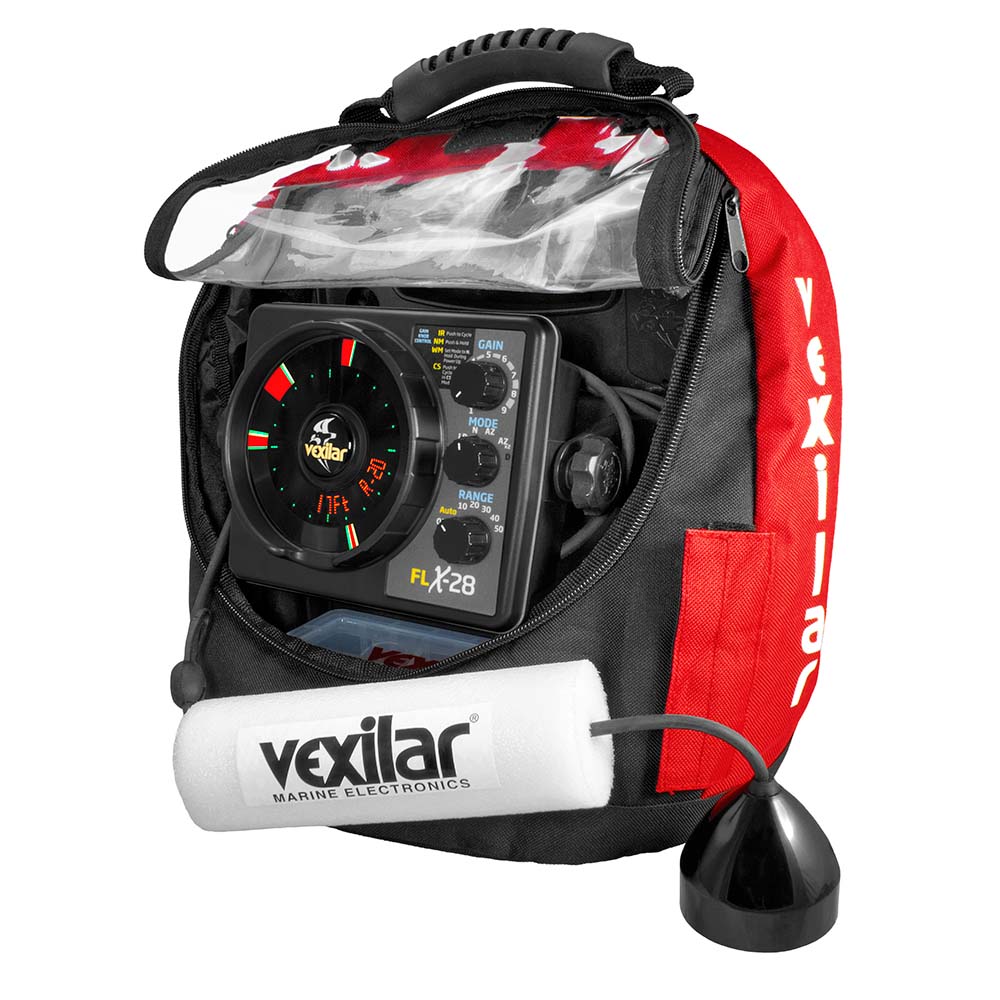 Vexilar FLX-28 Pro Pack II ProView Ice-Ducer w/Soft Pack OutdoorUp