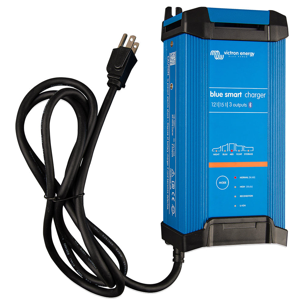 Victron Blue Smart IP22 12VDC 15A 3 Bank 120V Charger - Dry Mount OutdoorUp