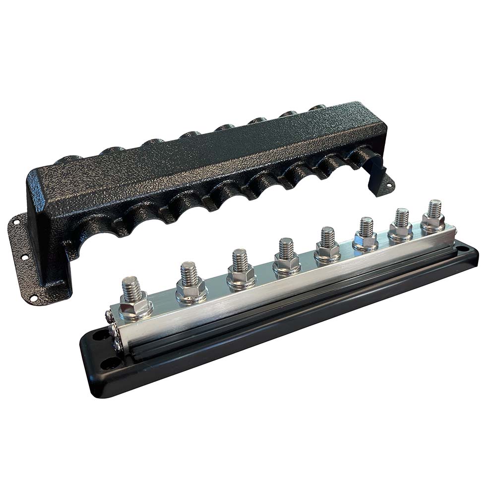Victron Busbar 600A 8P  Cover 8X 3/8" Plus 8X M8 Terminals OutdoorUp