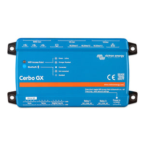 Victron Cerbo GX Communications Center w/ BMS-CAN Port, Tank Level Inputs, Digital Inputs, and Temperature Sense OutdoorUp