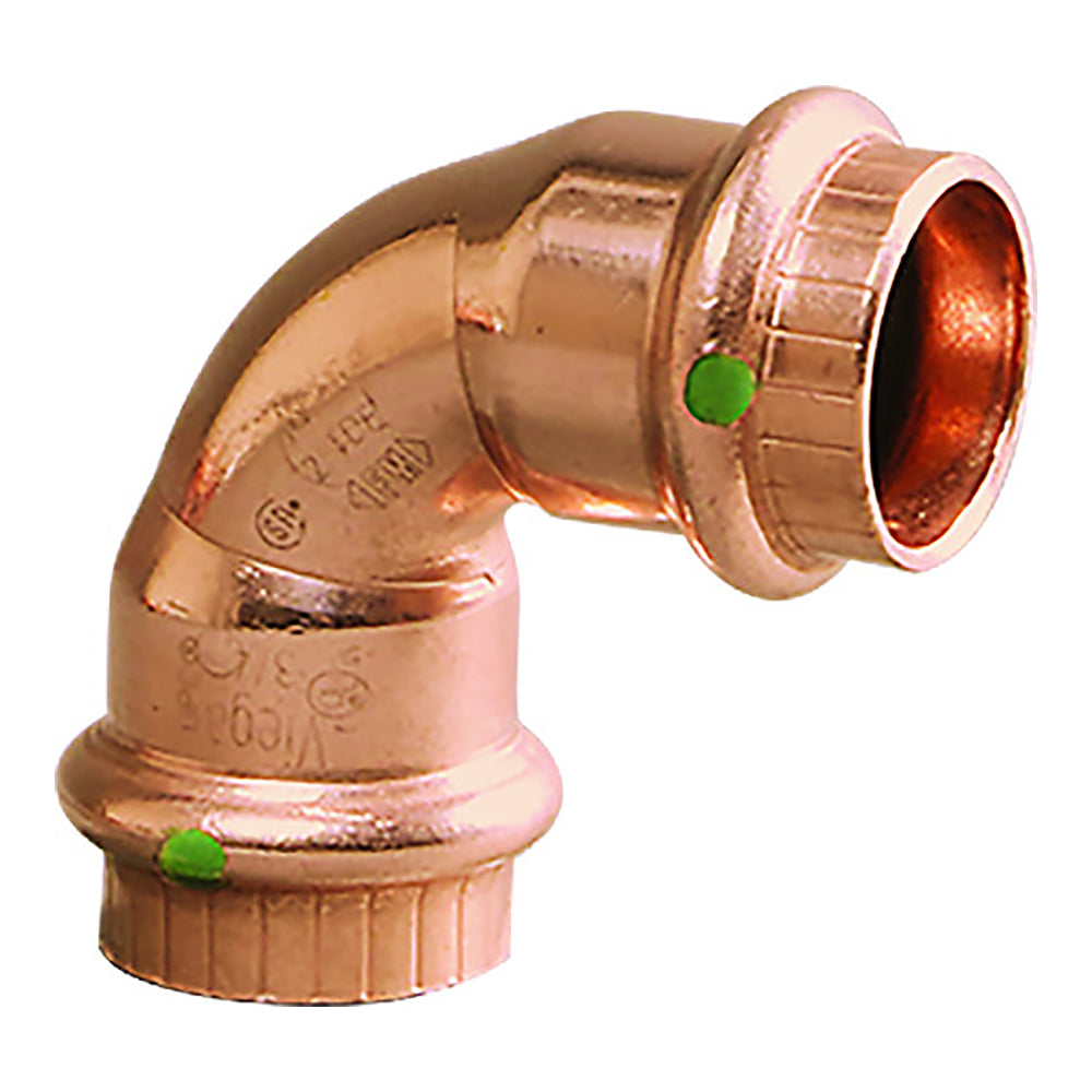 Viega ProPress 1-1/2" - 90 Copper Elbow - Double Press Connection - Smart Connect Technology OutdoorUp